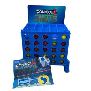 Hasbro Gaming Connect  4 Shots Game w/ Instructions Directions Ping Pong READ
